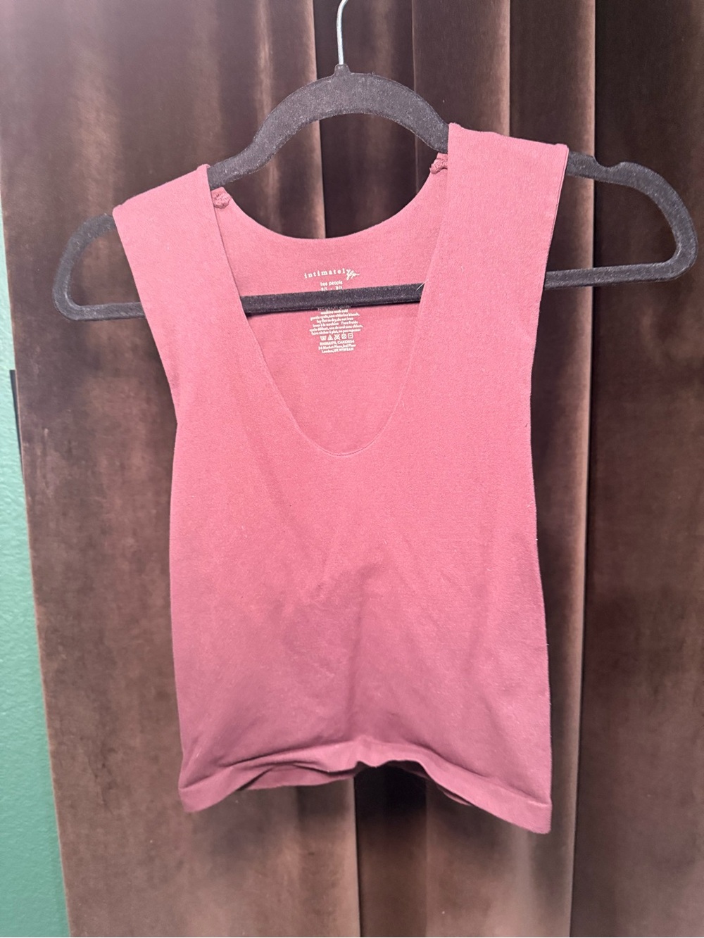 Free People Rosewood Scoop Neck Tank